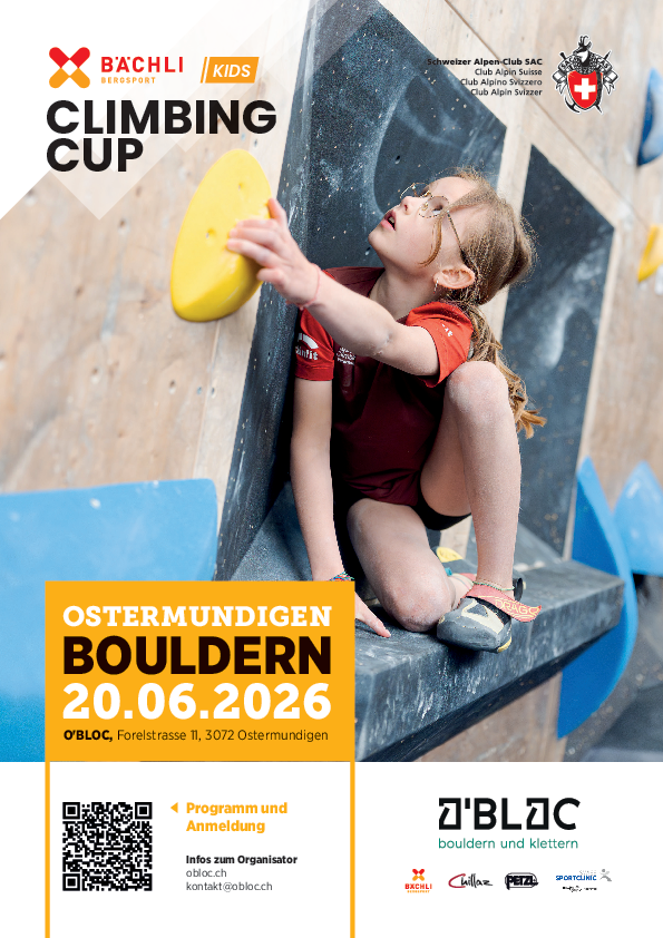 Plakat vom Kids Climbing Cup